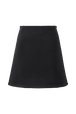 Women Milano Short Skirt Black back view