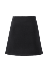 Women Milano Short Skirt Black back view