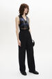 Cool Wool Pleated Trousers Black details view 1