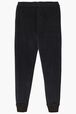 Women Velvet Jogging Pants Black back view