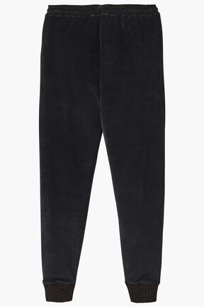 Jogging velours rykiel Noir vue de dos