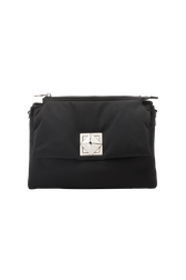 Le Copain nylon Medium bag Black front view