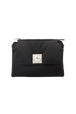 Le Copain nylon Medium bag Black front view