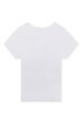 T-shirt avec imprimé devant Blanc vue de dos