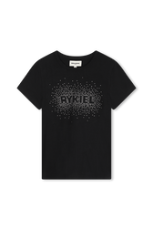 Tee-shirt manches courtes Noir vue de face