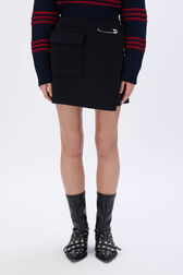 Reversable wrap skirt Navy details view 1