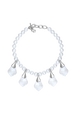 Necklace silver Chandelier Silver front view