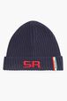 Bonnet SR Raye noir/bleu vue de face