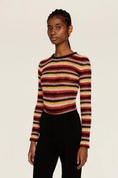 Body molletonné rayé femme Multico crea vue de détail 1