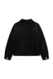 Velvet jacket Black back view