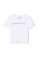 T-shirt manches courtes Blanc vue de face