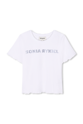 T-shirt manches courtes Blanc vue de face