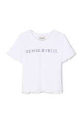Short-sleeved t-shirt White front view