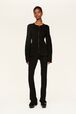 Veste maille milano femme Noir vue de détail 1