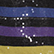Robe fille sequins rayée Multico 