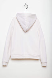 Wonder Woman Girl Hoodie  Ecru back view