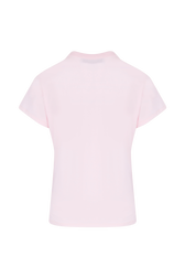 T-shirt coton femme Baby rose vue de dos