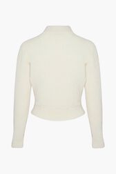 Sonia Rykiel Heart Turtleneck White back view