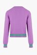 Pull en laine manches longues Parme vue de dos