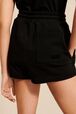 Short motif bouche femme Noir vue de détail 2