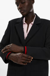 Blazer oversize femme Noir vue de détail 2