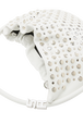 Medium Domino bag in leather and studs White details view 2