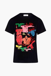 Sketch T-Shirt Black front view