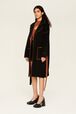 Manteau double face laine femme Noir vue de détail 3