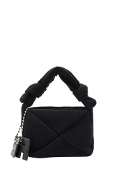 Sac caméra Demi-Pull medium en maille Noir vue de détail 3