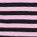 Robe rayée col rond manches courtes Rose/noir 