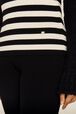 Pullover Jane Birkin femme Raye noir/blanc vue de détail 2