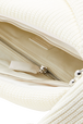 Sac caméra Demi-Pull medium en maille Creme vue de détail 2