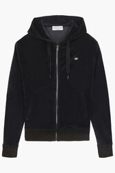 Hoodie velours rykiel Noir vue de face