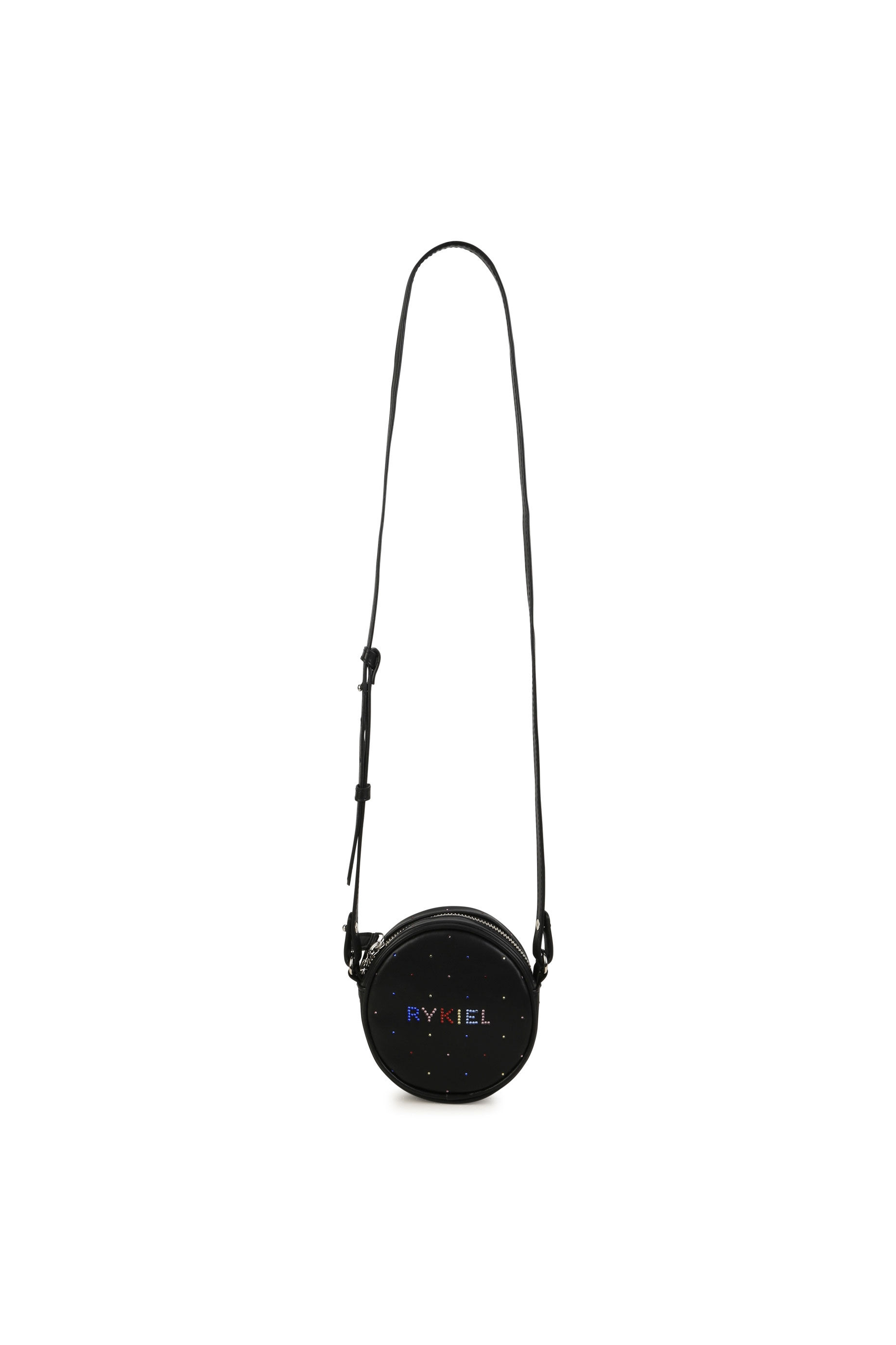 Shoulder bag with rhinestones