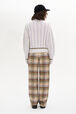 Long-Sleeved Turtleneck Jumper Lilac back worn view