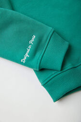 Printed Girl Oversize Cropped Sweater - Bonton x Sonia Rykiel Green details view 3