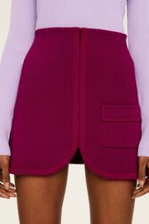 Women Milano Short Skirt Fuchsia details view 3