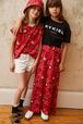 Sonia Rykiel logo Girl T-shirt Black front worn view