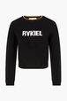 Wool Merinos Rykiel Sweater Black front view