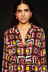 Robe courte motif Mai 68 femme Multico crea vue de détail 2