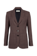 Veste masculine à carreaux prince de galles Carreaux navy/brown vue de face