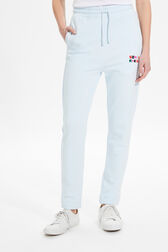 Women Cotton Jogging Pants Baby blue details view 1