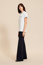 Women Sonia Rykiel logo T-shirt Baby blue details view 1