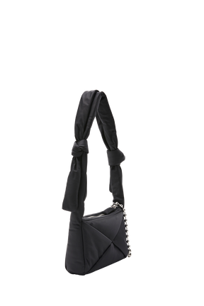 Sac caméra Demi-Pull mini en nylon Noir vue de dos