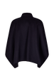 Reversable cape Navy back view