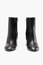 Rykiel Leather Heeled Boots Black details view 2