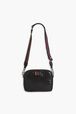 Forever Nylon Black Camera Bag Black front worn view