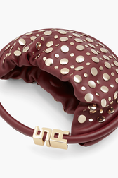 Sac Domino mini en cuir et studs Barolo vue de détail 3