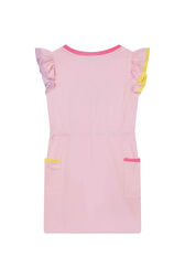 Jersey Girl Sleeveless Dress Pink back view