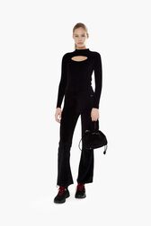 Sac velours mini femme Noir vue de détail 2
